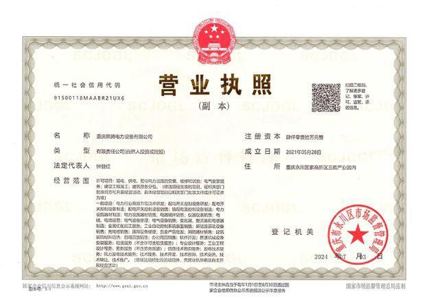 bsport电力-营业执照